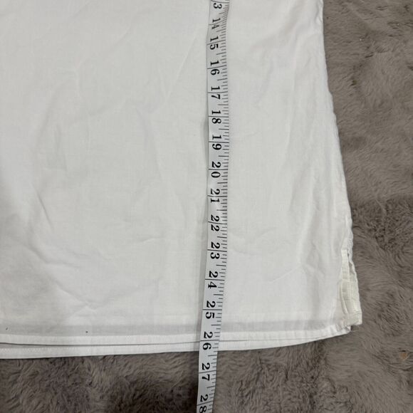 Talbots White Blouse with Colorful Embroidery - Picture 7 of 12